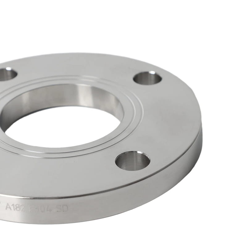 Flange de placa de aço carbono com orifícios para o parafusos ao redor