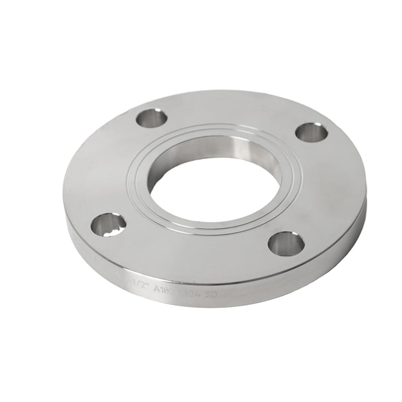 Flange de placa de aço carbono com orifícios para o parafusos ao redor