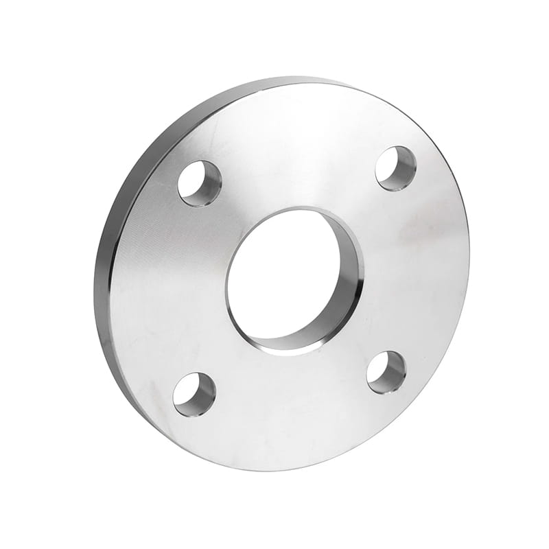 Flange de placa de aço carbono com orifícios para o parafusos ao redor