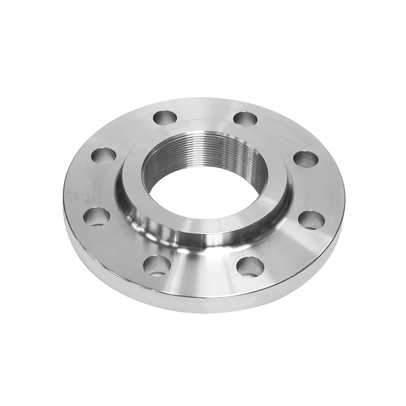 Flange rosqueado de aço inoxidável usado para sistemas de baixa pressão