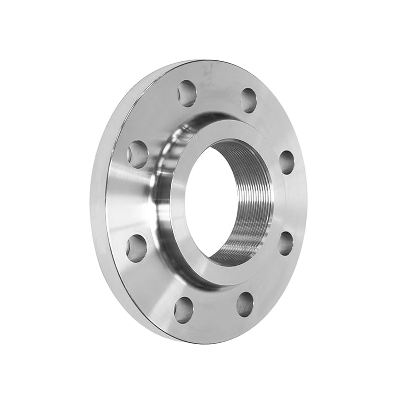 Flange rosqueado de aço inoxidável usado para sistemas de baixa pressão