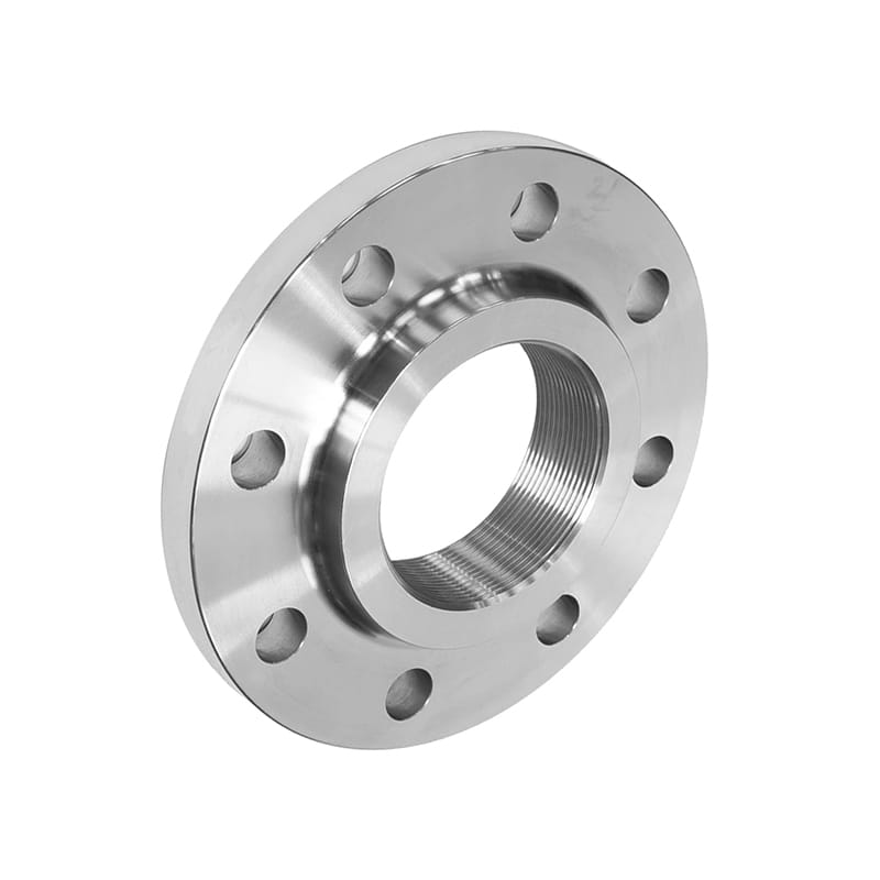 Flange rosqueado de aço inoxidável usado para sistemas de baixa pressão