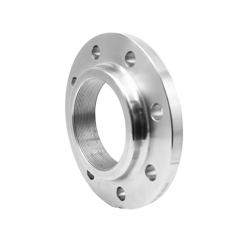 Flange rosqueado de aço inoxidável usado para sistemas de baixa pressão