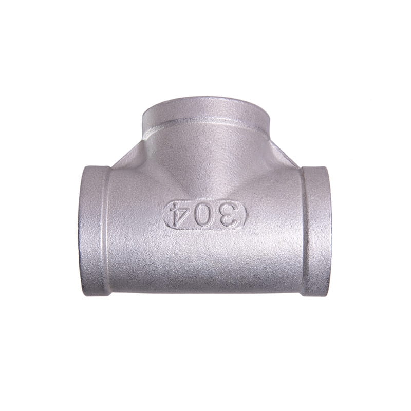 Não há necessidade de soldar feminino feminino ss threads tee tubing acessórios
