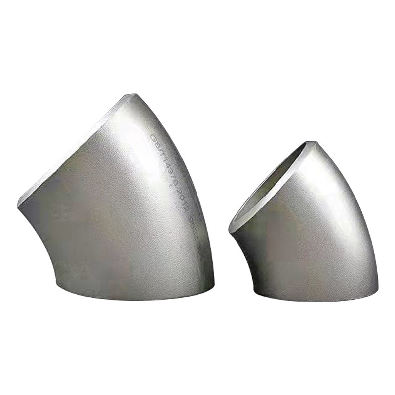 Cotovelo 45 ° Butt sold 40s 316 acessórios de tubo de aço inoxidável Seguro e sem vazamentos