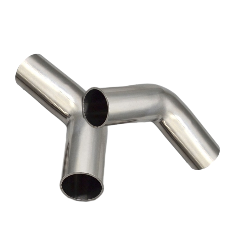 Grado em alimentos de alta precisão aço inoxidável de 45 ° LONGUS RADIUS DO TUBO DE TUBO