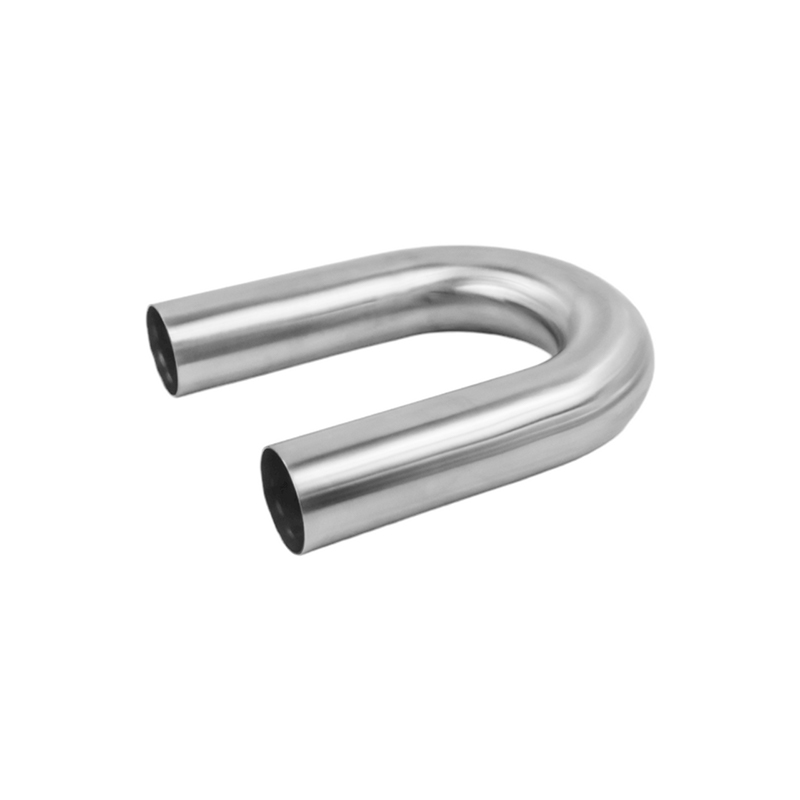 Alimentos grau 304 Aço inoxidável 180 ° Long Raio Tube Bends