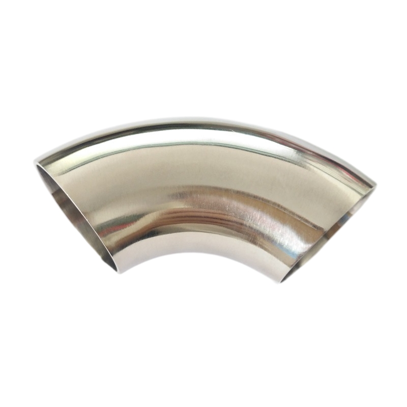 Butt de aço inoxidável escova de 90 ° RADIUS CURTO (SR) Tubo Bends