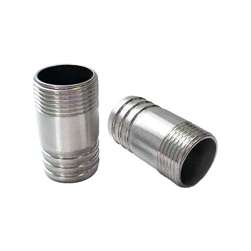 Mangueira Double Connector Fitting 316 Estilo de encaixe direto de aço inoxidável