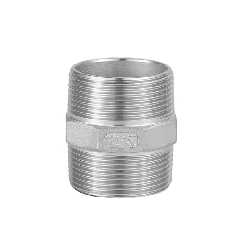 Aço inoxidável Aço hexadecipal Mampleio de encaixe NPT Threads em ambas as extremidades