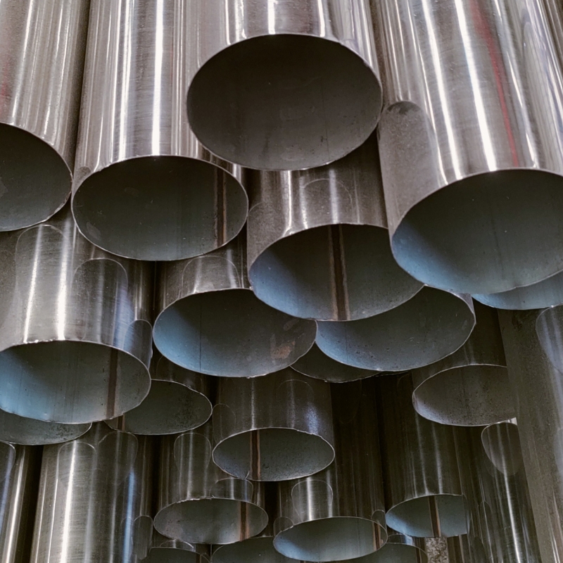 Tubos redondos de aço inoxidável ornamental de parede fina de parede fina 316 de grau