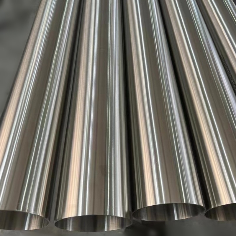 Tubos redondos de aço inoxidável ornamental de parede fina de parede fina 316 de grau