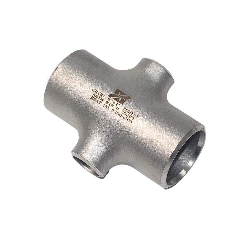 Metal Reducting Cruzes articulações de tubo feitas de aço inoxidável galvanizado