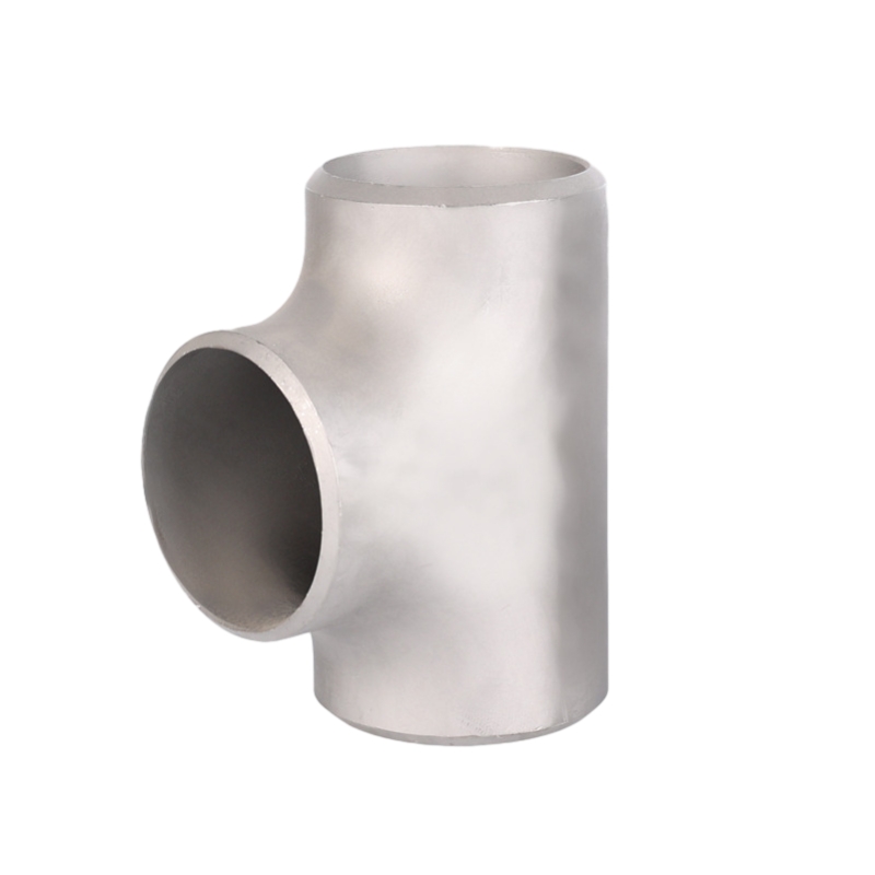 Butt Solding Aço inoxidável camisetas de tubo redonda Conector de tubo redondo