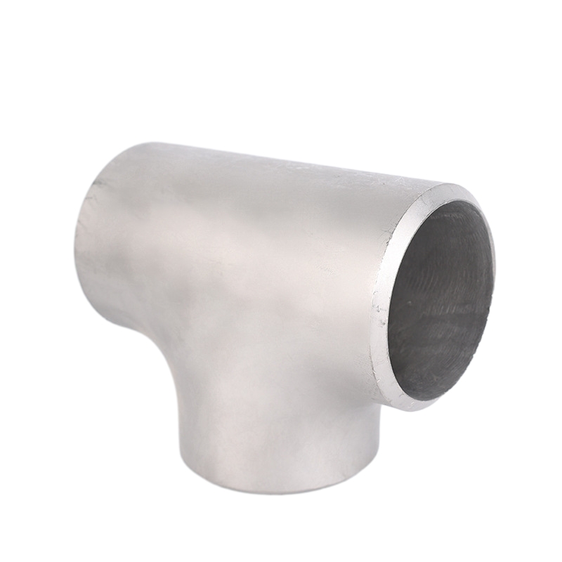 Butt Solding Aço inoxidável camisetas de tubo redonda Conector de tubo redondo